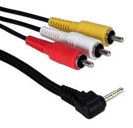 6ft 3.5mm to Composite Video and Stereo Audio Cable for Raspberry Pi A-Plus & B-Plus and Pi 2 B AR399AV-06 037229003406