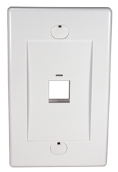 1Port White Wall Plate for Modular Keystone Jack C5WP-1PW 037229715194 Category 5 - C5 Basic Wall Plate Assemblies, Wall Plate, White, 1 Port JE317-V1/WH-UN 540641  C5WP1PW C5WP-1PW      2210  microcenter Eckhardt Discontinued