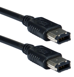 15ft IEEE1394 FireWire/i.Link 6Pin to 6Pin Black Cable CC1394-15 037229139433 Cable, IEEE1394 FireWire/i.Link, 6 to 6 Pins, 15ft 166967 PY7685 CC139415 CC1394-15  cables feet foot   2307 IMCE microcenter Edward Matthews Approved