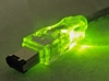 10ft IEEE1394 FireWire/i.Link 6Pin to 4Pin A/V Translucent Illuminated/Lighted Cable with Green LEDs CC1394B-10GNL 037229139211 Cable, IEEE1394 FireWire/i.Link for Audio/Video with Green LEDs, 6 to 4Pins, 10ft, Translucent 165860 TH6599 CC1394B10GNL CC1394B-10GNL  cables feet foot   2324 IMCE microcenter Edward Matthews Approved