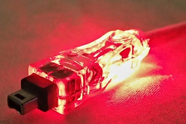 10ft IEEE1394 FireWire/i.Link 6Pin to 4Pin A/V Translucent Illuminated/Lighted Cable with Red LEDs CC1394B-10RDL 037229139228 Cable, IEEE1394 FireWire/i.Link for Audio/Video with Red LEDs, 6 to 4Pins, 10ft, Translucent 165969 TH6600 CC1394B10RDL CC1394B-10RDL  cables feet foot   2325 IMCE microcenter Edward Matthews Approved