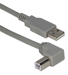 6ft USB 2.0 High-Speed Type A Male to B Right Angle Male Cable CC2209-06RA