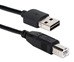 6ft Reversible USB A to USB B Black Cable - CC2209R-06