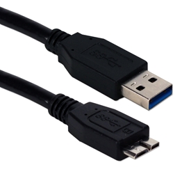 3ft USB 3.2 Gen 1 5Gbps Micro-USB Sync, Charger and Data Transfer Cable CC2228C-03BK 037229232202
