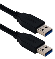 10ft USB 3.2 Gen 1 5Gbps Type A Male to Male Black Cable CC2229C-10BK 037229232127