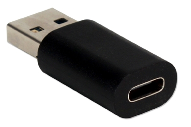 USB Male to USB-C Female 3.2 Gen 1 5Gbps Compact Conversion Adaptor CC2231FMA 037229230253  Black microcenter USB-C, USB C