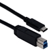 1-Meter USB-C to USB-B 3.2 Gen 1 5Gbps 3Amp Data Cable - CC2236-1M