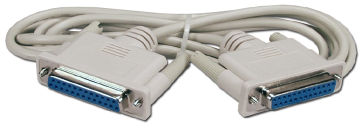 6ft DB25 Female to Female RS232 Serial Null Modem Cable CC345-06 037229345063 Cable, Serial RS232 Null Modem, DB25F/F, 6ft (HP 17225F) 639302  CC34506 CC345-06  cables feet foot   2647  microcenter  Discontinued