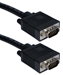 3ft Premium VGA HD15 Male to Male Tri-Shield Black Cable - CC388B-03
