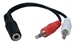 6 Inches 3.5mm Audio Splitter Cable - CC400FMY