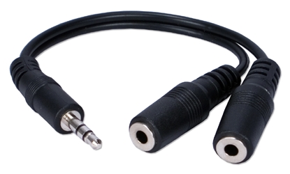 6 Inches 3.5mm Mini-Stereo Male to Two Female Speaker Splitter Cable CC400Y 037229399035 Adaptor, Multimedia/Audio Splitter, iPod Touch/iPhone/iPad/MP3/Smart Phone, "Y" Mini-Stereo Speaker - 3.5mm M/(2) F, 6" 190538 TW8110 CC400Y CC400Y adapters adaptors     2794 IMCE microcenter Edward Matthews Approved