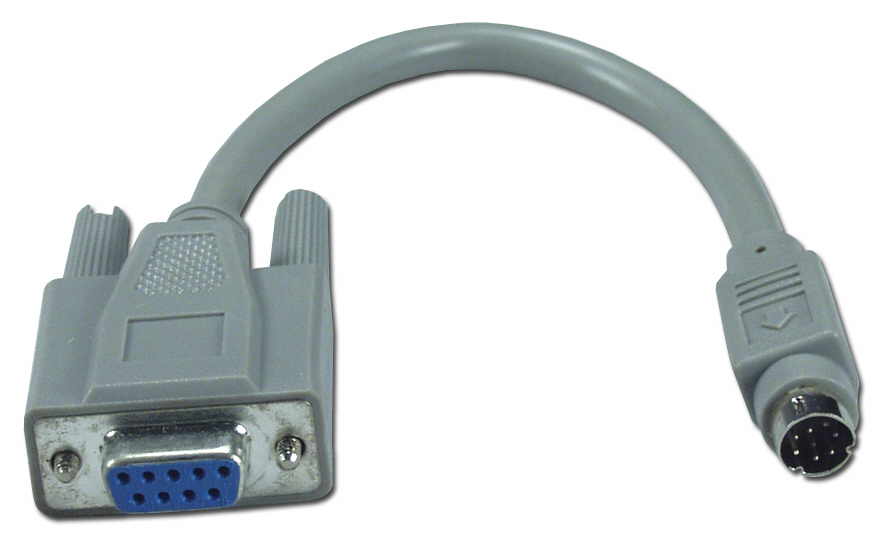 6 Inches Mini8 Male to DB9 Female ImageWriter Printer Cable CC523 037229523003