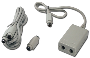 Qtalk8 AppleTalk Compatible Network Starter Kit CC542 037229335422 Cable, QTalk8 AppleTalk - Mini8M/(2)Mini3F, 6ft ------   CC542 CC542  cables feet foot   2881