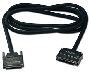10ft Ultra320SCSI LVD VHDCen68 (.8mm VHDCI) Male to HPDB50 (MicroD50) Male Premium Cable CC621D-10 037229609103 Cable, .8mm UltraSCSI Up to 160/320MBps (SCSI V)/Ultra 2 & 3/LVD to SCSI II Device, VHDCen68M/HPDB50M, 10ft 461756  CC621D10 CC621D-10  cables feet foot   2915  microcenter Carrico Discontinued