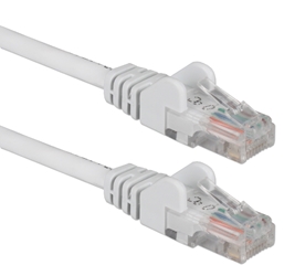 7ft 350MHz CAT5e Flexible Snagless White Patch Cord CC711-07WH 037229711080