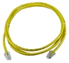 25ft CAT5 Flexible Yellow Patch Cord CC712-25YW 037229712759