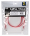 5ft 350MHz CAT5e Crossover Red Patch Cord - CC712EX-05RD