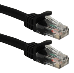 14ft CAT6A 10Gigabit Ethernet Black Patch Cord CC715A-14BK