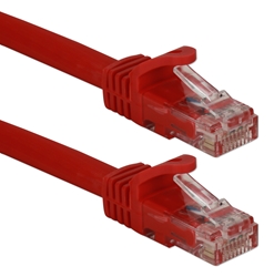 100ft CAT6A 10Gigabit Ethernet Red Patch Cord CC715A-100RD