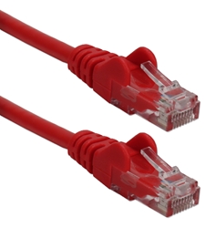 25ft CAT6 Gigabit Crossover Flexible Molded Red Patch Cord CC715X-25RD 037229713541