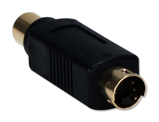 Premium S-Video Mini4 Male to Composite Female Adaptor CSV1RCA 037229400359 Cable, Premium S-Video Mini4 Male to One Composite RCA, Mini4 M/RCA F, 6" 186346 TW8119 CSV1RCA CSV1RCA  cables    3255 IMCE microcenter Edward Matthews Approved