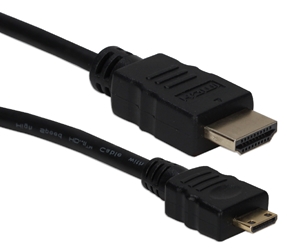 1-Meter Thin High Speed HDMI to Mini HDMI 4K HD Camera Cable HDAC-1M 037229004106 1-meter, 1meter, 1m, 3.3ft