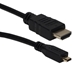 2-Meter Thin High Speed HDMI to Micro-HDMI 4K HD Camera Cable - HDAD-2M
