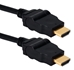 2-Meter High Speed HDMI 720p/1080p 3D/4K HDTV Digital A/V Gold Swivel Cable - HDGA-2M