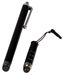 Q-Stick Capacitive Touch Stylus & Mini-Stylus Combo for iPhone/iPod Touch/iPad/2/3 and Tablets - IS2C-BK