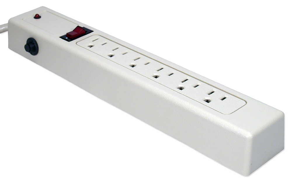 6-Outlets Surge Protector with 6ft Cord MC855 037229 Surge Strip, 6 Outlets, 3 Mov, Plastic MC855 MC855      3585