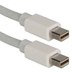 1-Meter Mini DisplayPort UltraHD 4K White Cable MDP-1M 037229009163 Cable, Mini-DisplaPort Digital Cable, Compatible with Thunderbolt Port, 1-Meter TW8620 MDP1M MDP-1M  cables  meters  2052 IMCE microcenter Edward Matthews Pending