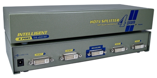 4Port DVI/HDTV Digital Video Splitter/Distribution Amplifier with HDCP MDVI-14H 037229006810 DVI 4Port Digital Video Splitter/DA/Distribution Amplifier, Supports HDTV/HDCP up to 1080i and up to 165MHz UXGA 1600x1200 60Hz, DVI-D Female DS-2014F   MDVI14H MDVI-14H      3599