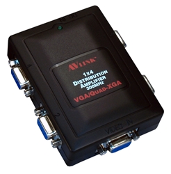 1x4 300MHz 4Port VGA/QXGA Compact Video Distribution Amplifier MSV14C 037229006254