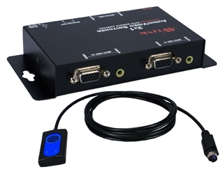 2x1 250MHz 2Port VGA Video/Audio Share Switch with Remote Control Cable MSV21A 037229007183 Video/Audio 2x1 Share Switcher with Remote, Built-in Booster, 250MHz, Supports VGA/SVGA/XGA/UXGA, HD15F MSV102A  VRM-12A  KV6437 MSV21A MSV21A      3631 IMCE microcenter Carrico Rejected