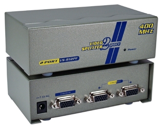 400MHz 2Port VGA Video Splitter/Distribution Amplifier MSV602P4 037229006179 Video Signal Splitter/Multiplier/DA/Distribution Amplifier with Built-in Booster, Up to 2 Video, 400Mhz, Suppports VGA/SVGA/XGA/MultiSync/DDC2 and Up to 2760 x 1600 Resolution, HD15 Connectons VS-812PF   MSV602P4 MSV602P4      3633
