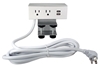 Adjustable Deskmount Dual-Power Outlets with Dual-USB 3.5Amp Charger & 10ft Power Cord P2P2U-10A 037229231694