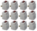 12-Pack Single-Port Power Adaptor with Lighted On/Off Switch - PA-1P-12PK