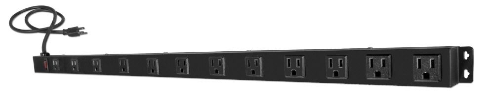 6-Pack 12-Outlets Surge Protector Wallmount PowerBar with 3ft Cord PB12-03-6PK 037229231571
