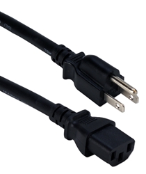 10ft 18AWG Computer Power Cord PC-10W1-01210-CMT