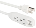 3-Outlet 3-Prong 25ft Power Extension Cord - PC3PX-25WH