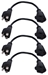 4-Pack 10 Inches OutletSaver AC Power Adaptor - PP-ADPT-4PK