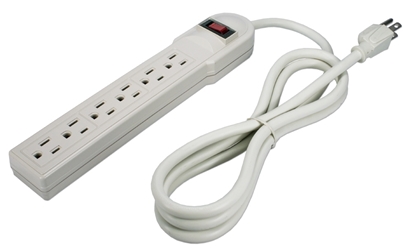 6-Outlets Surge Protector with 6ft Cord PP114 037229771183 Surge Protector/Power Strip, 6 Outlets/3-MOV Full-line Protection, Plastic case with 6ft Cord PP114M  1606 934521  PP114 PP114   feet foot   2118  microcenter Zachary Sheets Approved