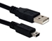 15ft Mini-USB Sync & 2.1Amp Fast Charger Cable for Game Controller/GPS & GoPro Action Cameras - QP2215-15