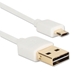 6ft Premium Reversible USB to Reversible Micro-USB Sync & Fast Charger White Cable for Smartphones & Tablets - QP2218R-6W