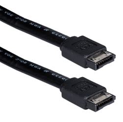 Premium 1-Meter SATA 3Gbps Shielded Internal Black Data Cable SATA1E-1M 037229115833 Cable, eSATA I Serial ATA External 7Pin Data Cable, Shielded, 7Pin to 7Pin, Black, 26AWG, 1-meter, 1meter, 1m, 3.3ft (40 inch) SATA1E1M SATA1E-1M  cables   inches 3748  microcenter  Rejected