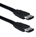 Premium 2-Meter eSATA 3Gbps Shielded External Black Data Cable - SATA2E-2M