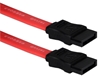Premium 24 Inches SATA 6Gbps Internal Flat Data Cable SATA3-24 037229115987 Cable, SATA III 1.5/3/6Gbps High Speed Internal Data Cable, Straight Connectors, 7Pin M/M, Red, 24inches 819078  SATA324 SATA3-24  cables   inches 3767  microcenter Michael Weiler Approved