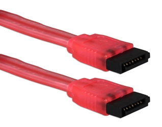12 Inches SATA 3Gbps Internal Data UV Red Cable SATAUV-12RD 037229115444 Cable, SATA150 Serial ATA Internal 7Pin Data Cable, 7Pin to 7Pin, PCMods UV Red, 12" 218172  SATAUV12RD SATAUV-12RD  cables    microcenter Michael Weiler Approved