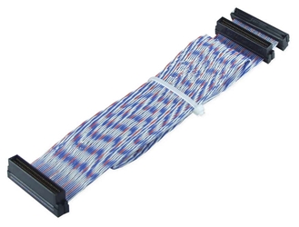 20 Inches Ultra160 SCSI Single Drive PVC Twisted Pairs Ribbon Cable plus a Terminator Connector SCSIU3S-1T 037229223156 Cable, Ultra2 Up to 80MBps LVD SCSI Twisted Flat Internal Ribbon Cable with Extra Connector for Terminator, (3) HPDB68, 20" SCSIU3S1T SCSIU3S-1T  cables    3810