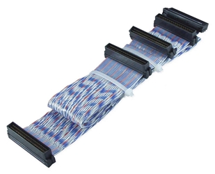 30 Inches Ultra160 SCSI Dual Drives PVC Twisted Pairs Ribbon Cable plus a Terminator Connector SCSIU3S-2T